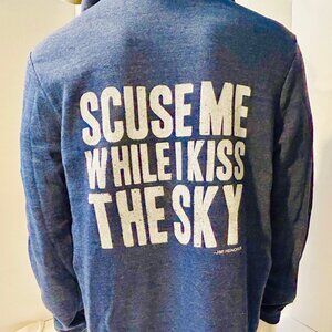 Lyric Culture Men's Jimi Hendrix Size L Zip Hoodie